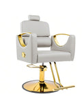 Reclining salon chair