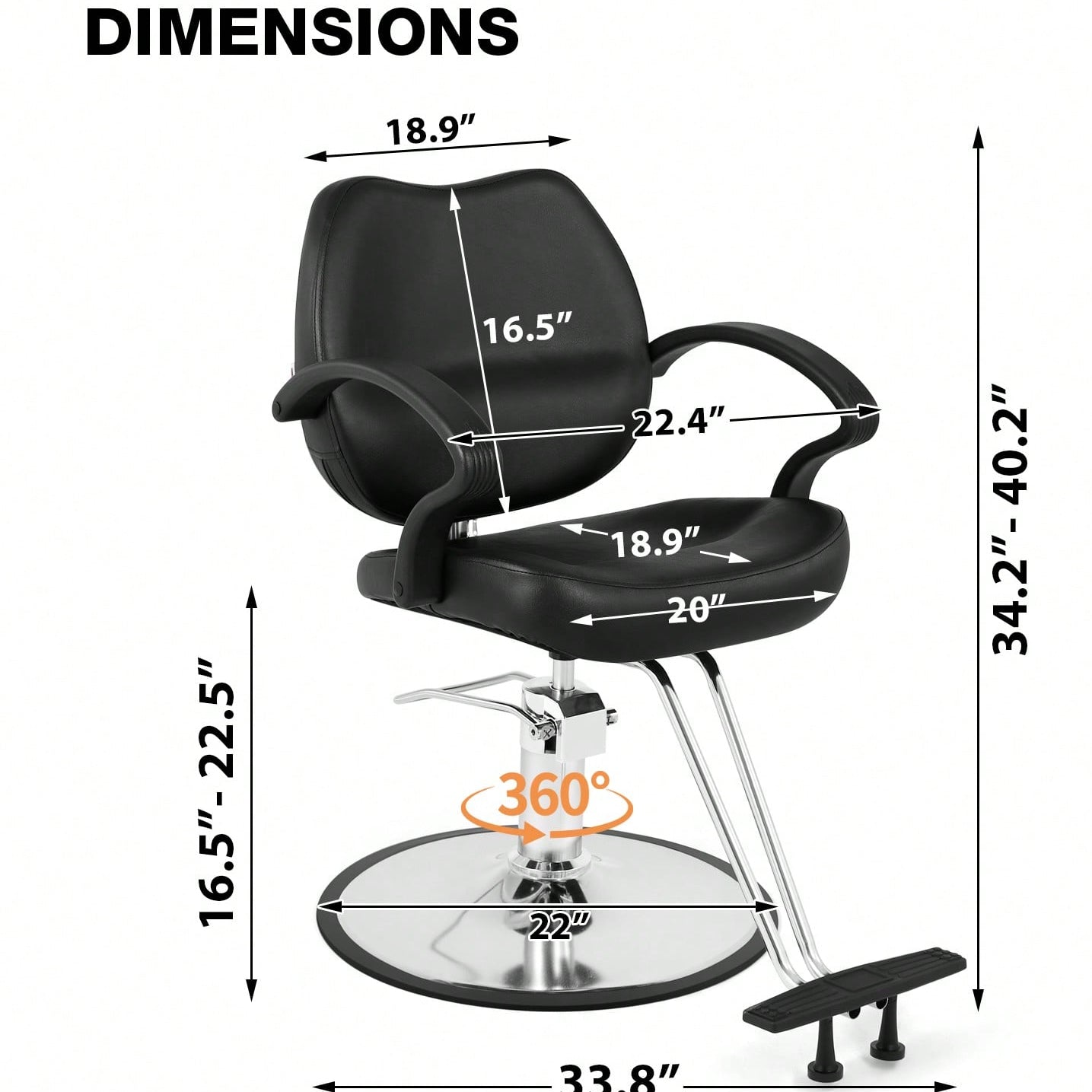 Classic salon chair