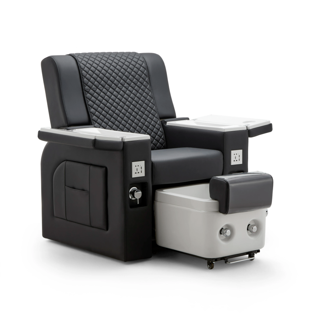 Reclining pedicure chair