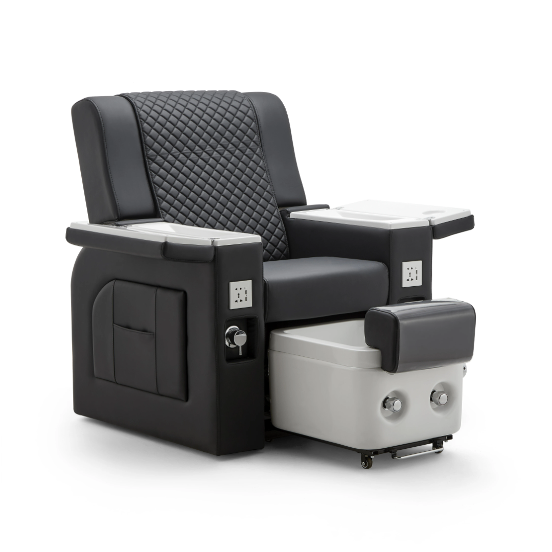Reclining pedicure chair